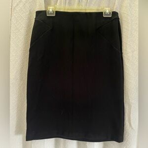 Classic Black Pencil Skirt